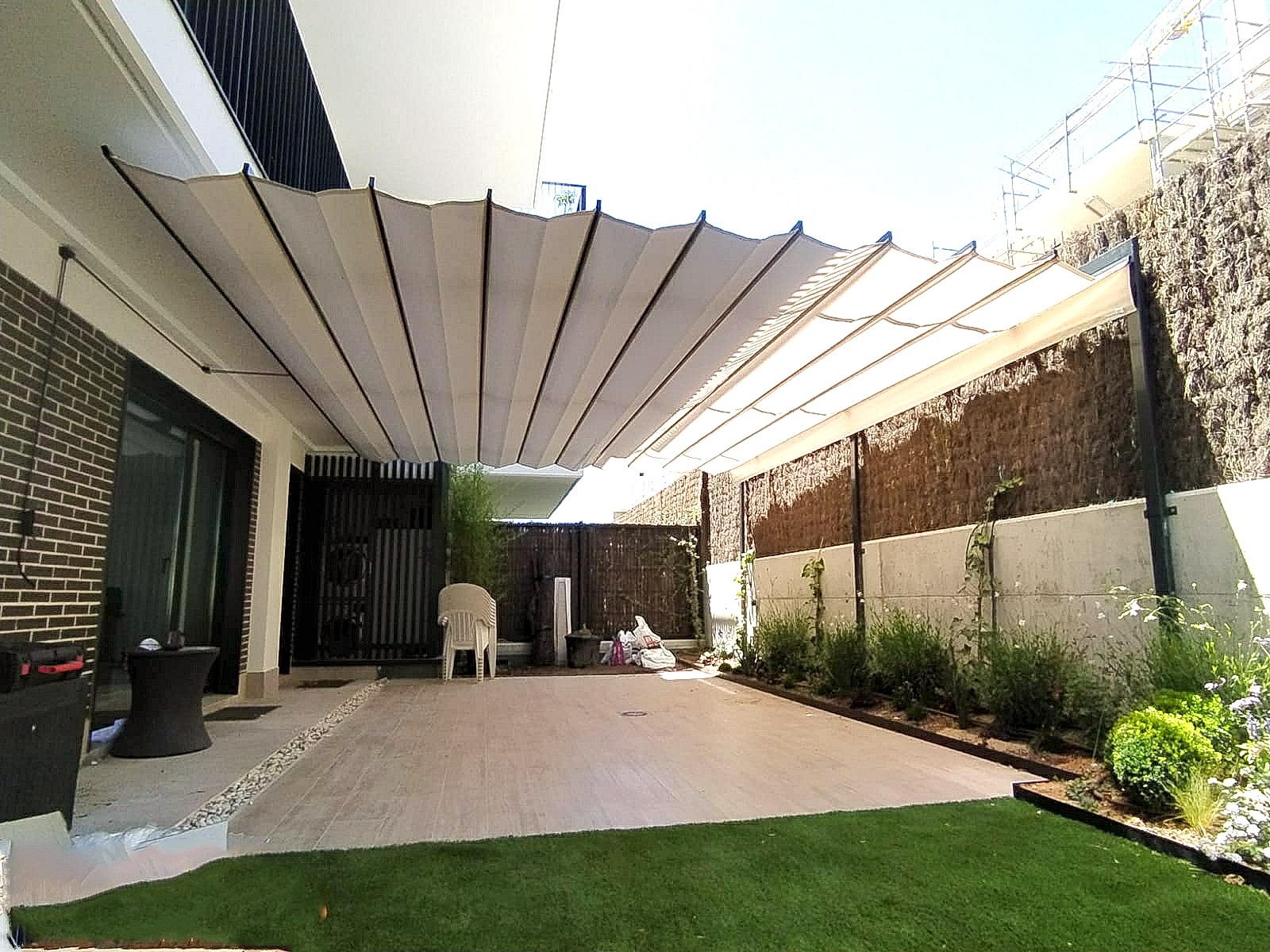 Instalación Pérgola perfil 80x40 en Pozuelo